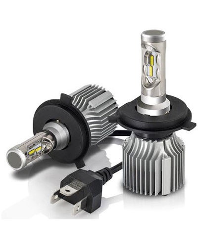 Ampoule LED H4 ventilée pour moto - Motoboxer