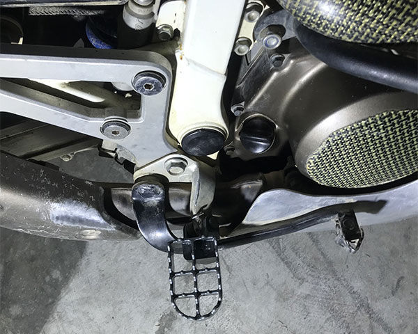 Tbest Repose-pieds de moto Repose-pieds pour pédale de moto compatible avec  Honda Shadow ACE VT400/750 97-03 - Cdiscount Auto